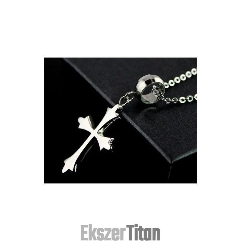 Tiszta Titán Férfi Medálok És Nyaklánc Kereszttel 02