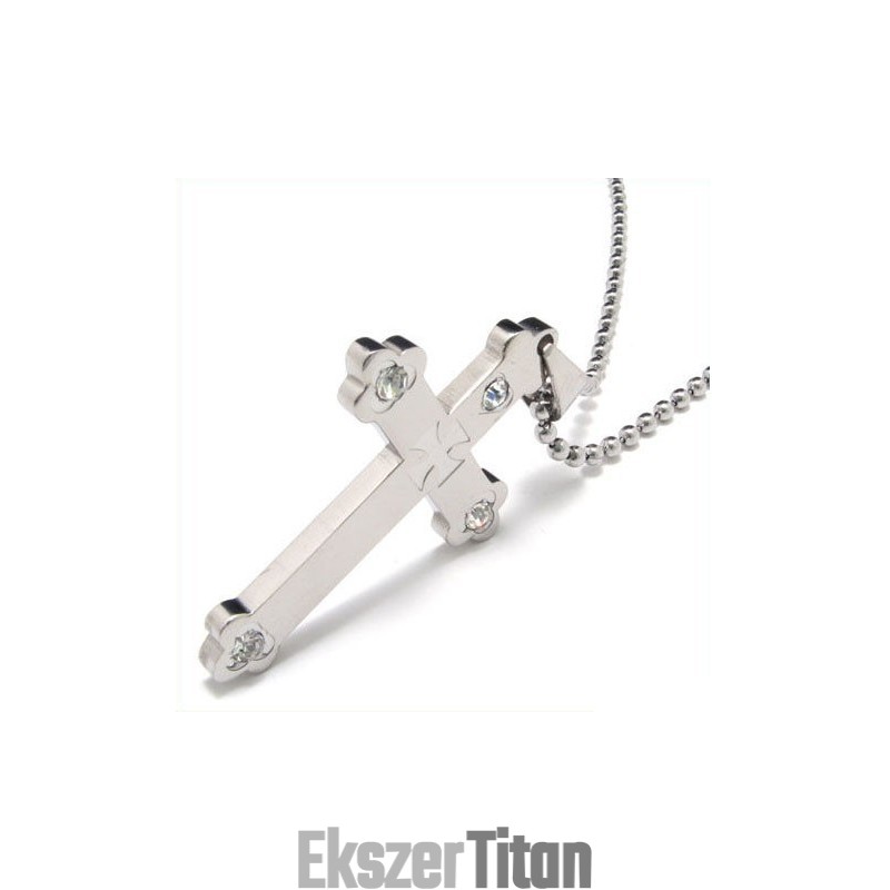 Cool Man Ezüst Kereszt Tiszta Titán Medál Ajándék Cool Man Ezüst Kereszt Tiszta Titán Medál Ajándék