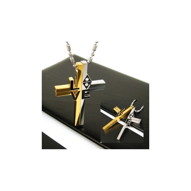Cool Man Love Cross Tiszta Titán Medál Ajándék Cool Man Love Cross Tiszta Titán Medál Ajándék