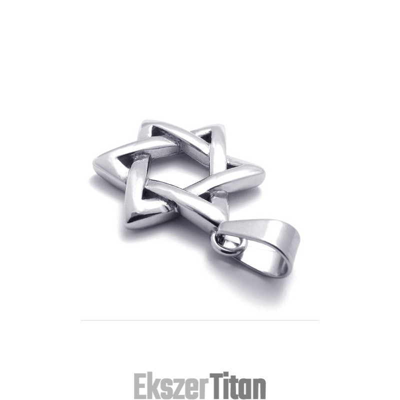 Szerencsés Hexagram Titán Medál Szerencsés Hexagram Titán Medál