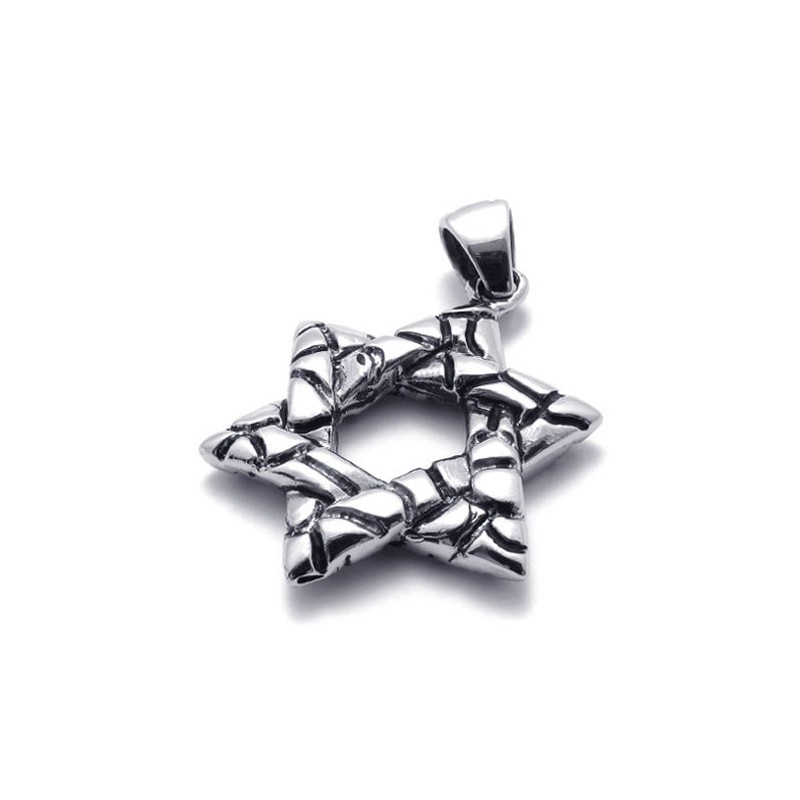 Szerencsés Hexagram Titán Medál Szerencsés Hexagram Titán Medál