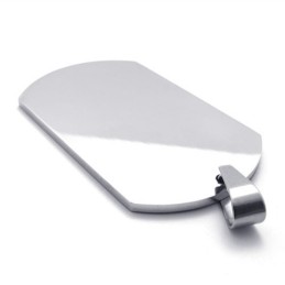 Csiszolt Titán Medál Kutyacímkével