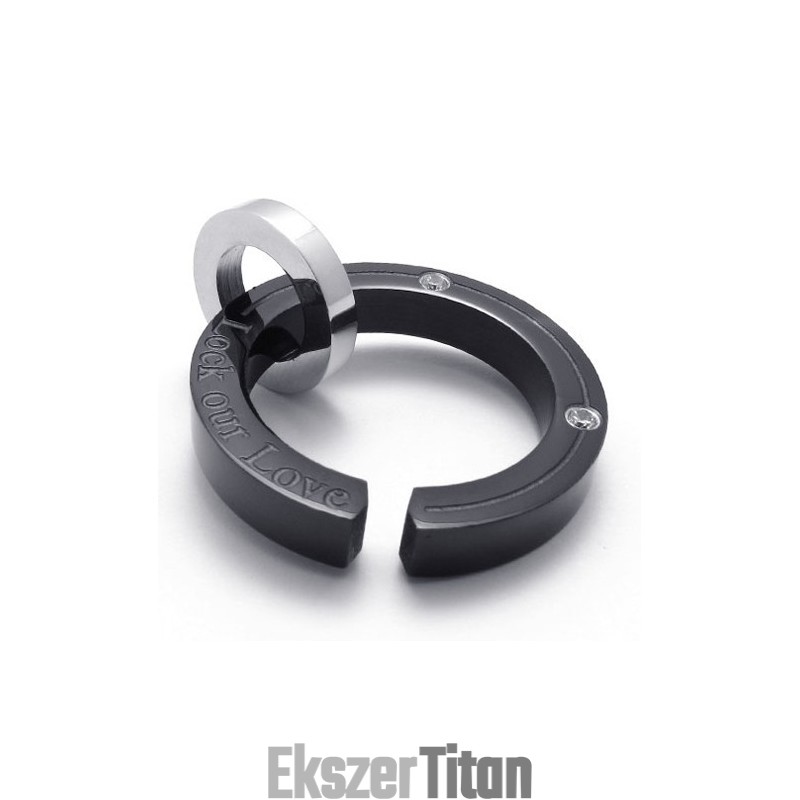 Fekete Szerelmesek Titán Medál Férfiaknak