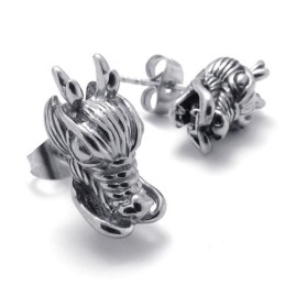 Kínai Sárkány Titán Fülbevalók