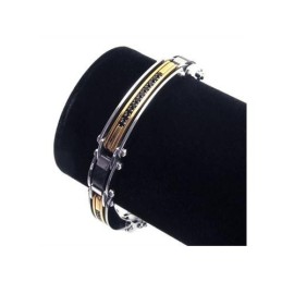 Férfi Arany Ezüst Tiszta Titán Medál Karkötő Új