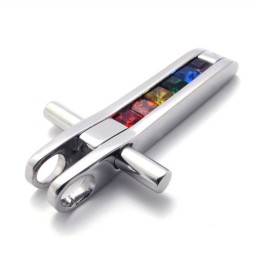 Titán Medál Színes Cirkonokkal