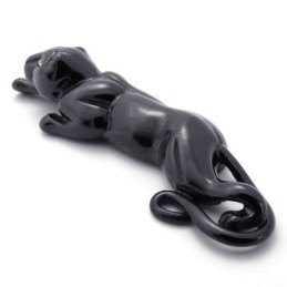 Fekete Oroszlán Titán Medál Strasszokkal