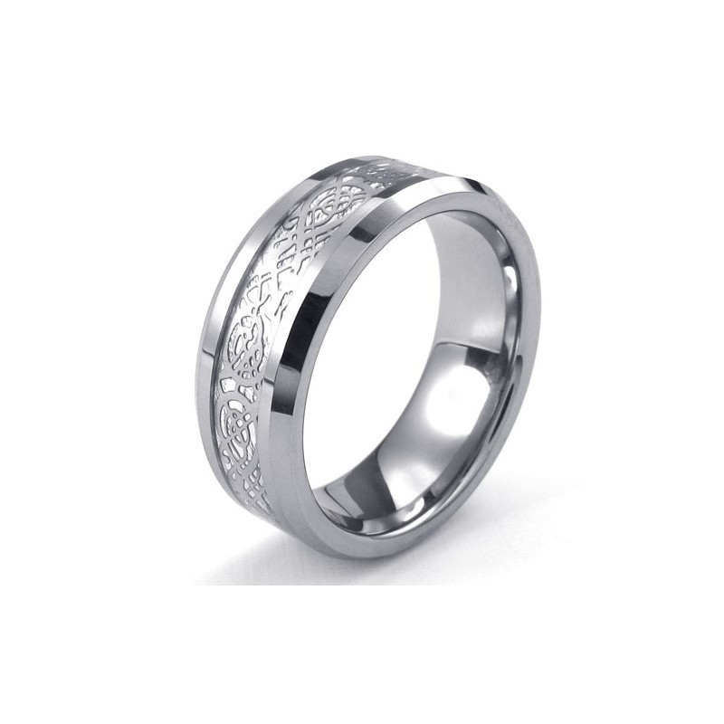 Gyönyörű Dizájn, Színes Ragyogás, Stabil Minőségű Volfrámgyűrű