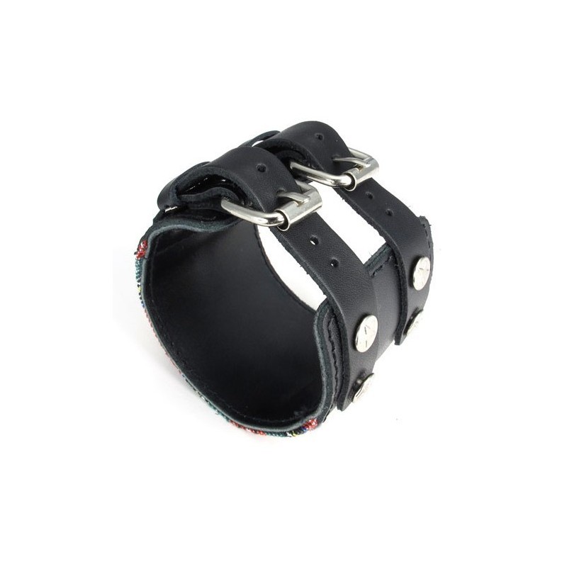 Gyönyörű Dizájn, Színes, Kiváló Minőségű Titán Bőr Karkötő