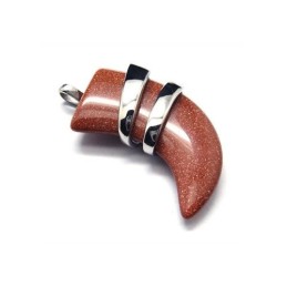 Férfi Tiszta Titánium Vermilion Lándzsás Medál Nyaklánc