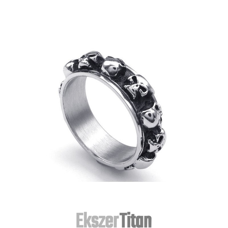 Modern Dizájnú, Finom Színekben Pompázó, Megbízható Minőségű Titán Gyűrű